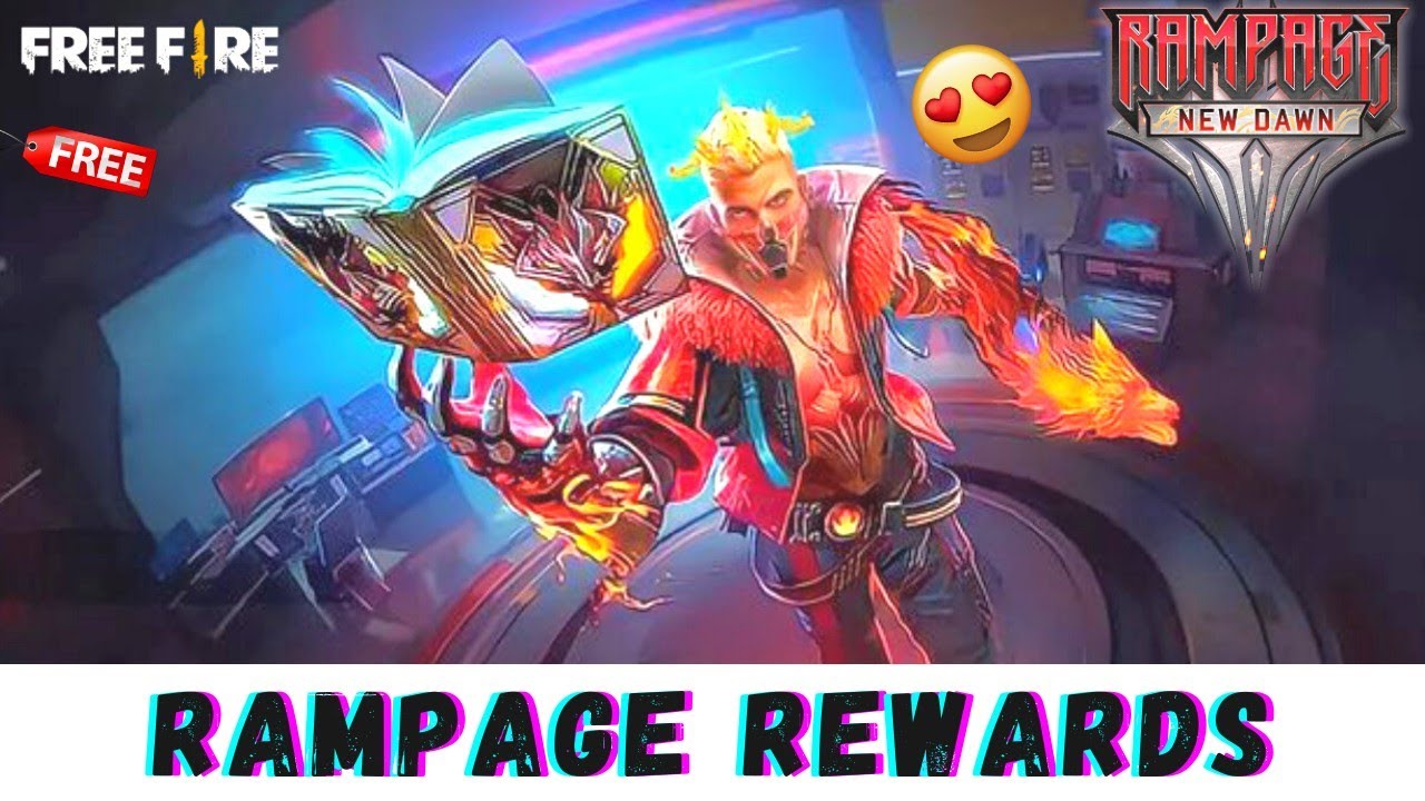 RAMPAGE 4.0 EXITING REWARDS ! FREE FIRE