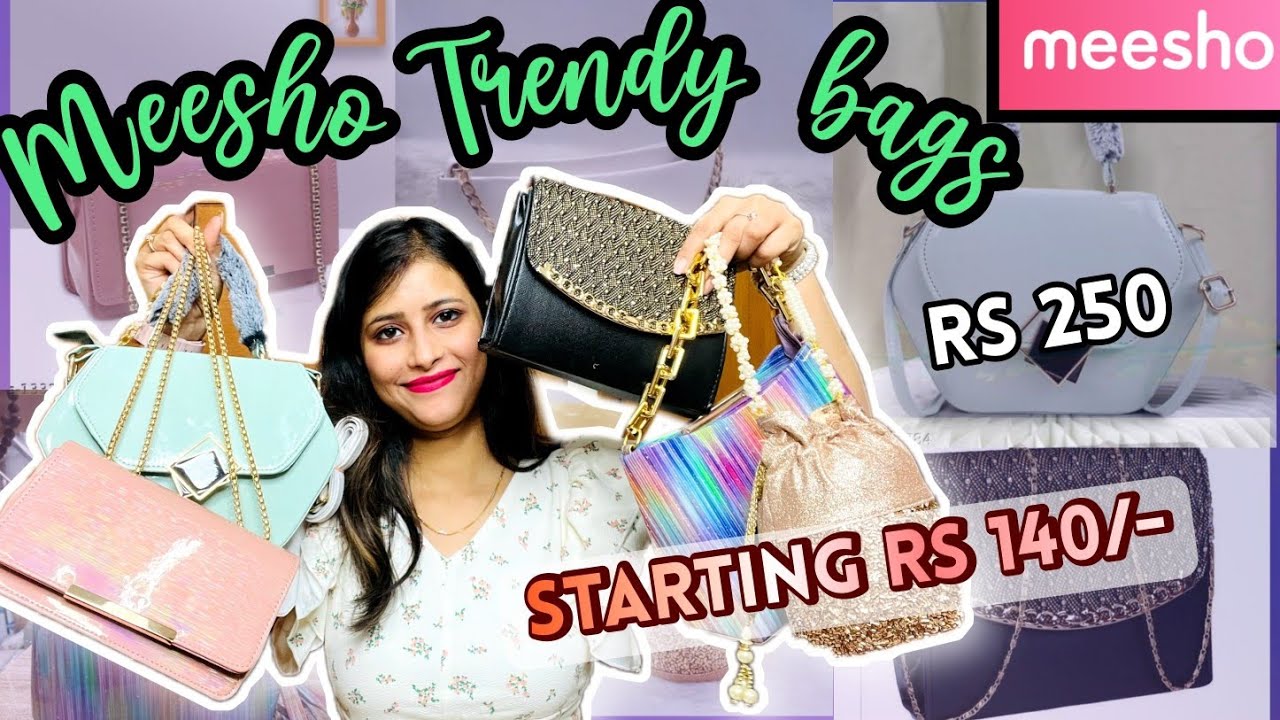 *MEESHO BAGS HAUL* Best Bags Starts Rs 140/ 😍 Trendy Handbag, Sling