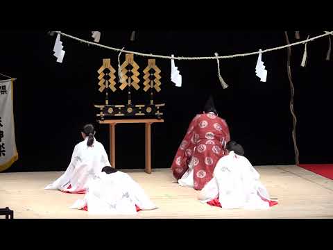 三番 田楽 獅子 棟方 球磨神楽 耕す里の神楽 研修舞 (於)グランツ竹田