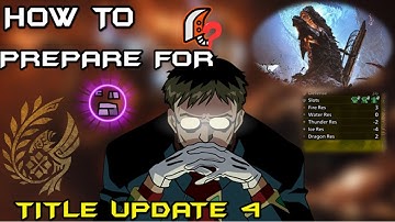 HOW TO PREPARE FOR GOGMAZIOS|TITLE UPDATE 4 NEWS |MH WILDS!