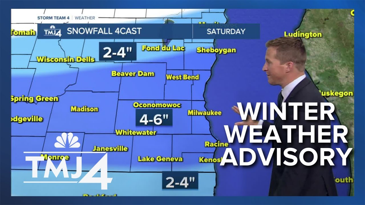 Winter Weather Advisory issued for Southeast Wisconsin - YouTube