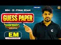 Engineering Mechanics 🔥| Guess Paper | Gun Shot Questions | Final Exam : Sem -II | chaitu7