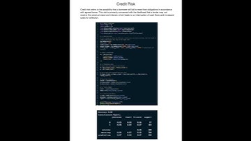 Credit Risk is a business problem that can be solved with data science. In 2 minutes #ailearning