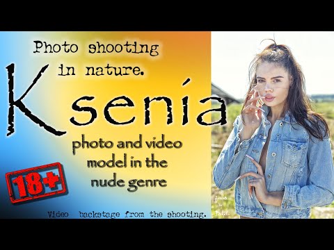 poster for Ksenia  Photo shoot in the nude genre in nature
