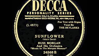 Video thumbnail of "1949 HITS ARCHIVE: Sunflower - Russ Morgan"