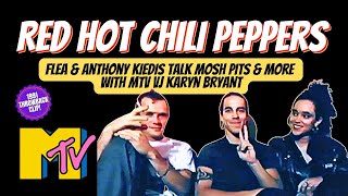 Famous Red Hot Chili Peppers's Flea & Anthony Kiedis Throwback Clip From 1991! Talk Mosh Pits & More W/ KB Net Worth