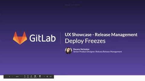 UX Showcase: Deploy Freeze