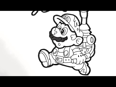 Magical coloring box | Super mario Bros Coloringpages - YouTube