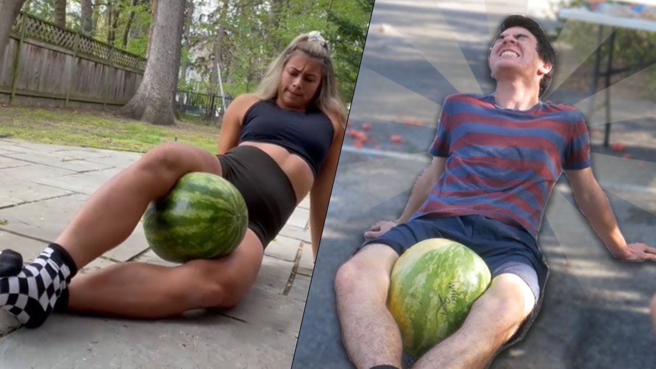 Is it possible to crush a watermelon with your thighs?! 