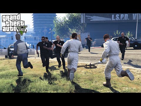 GTA 5 MODS LSPDFR 140 - CAUGHT RUNNING FROM THE COPS - WE CHASED THEM