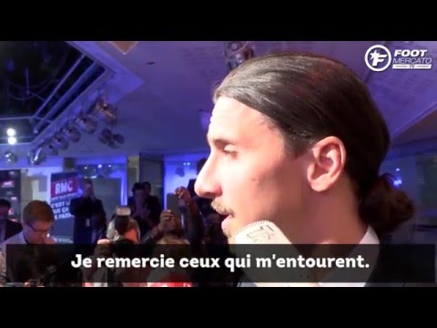 Trophées UNFP : Ibrahimovic remercie ses coéquipiers du PSG