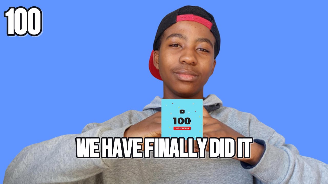 WE FINALLY DID IT **BEAT THE 100 SUBSCRIBERS MILESTONE** #roadto500subs ...