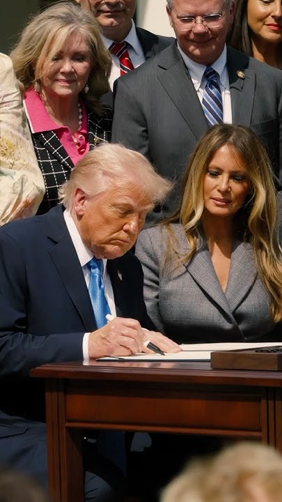 TAKE IT DOWN ACT SIGNED INTO LAW 🇺🇸 - YouTube