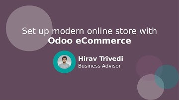 Set up modern online store with Odoo eCommerce