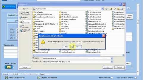 Address Book -- Small Business Accounting Software