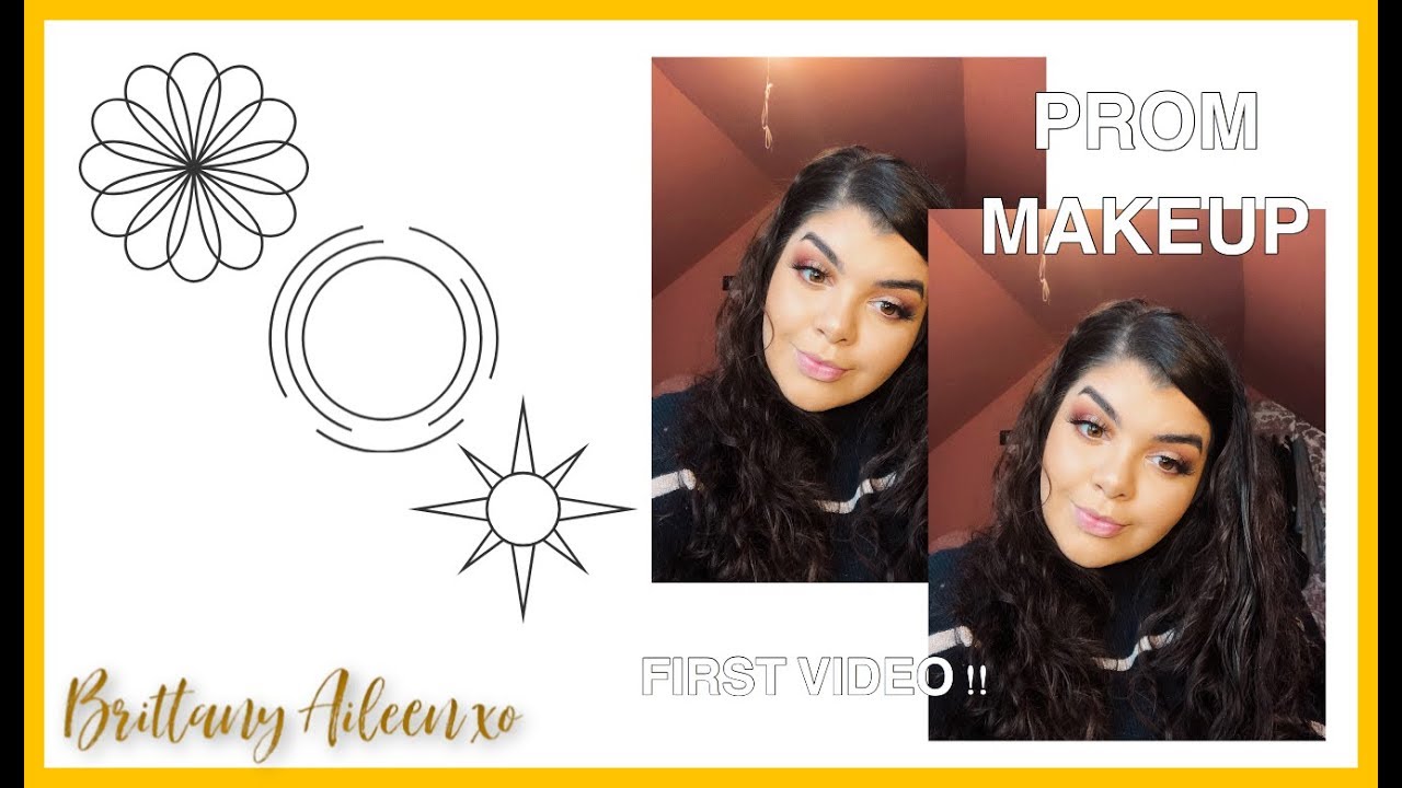 Prom Glitter Cut Crease Makeup Tutorial My First Video