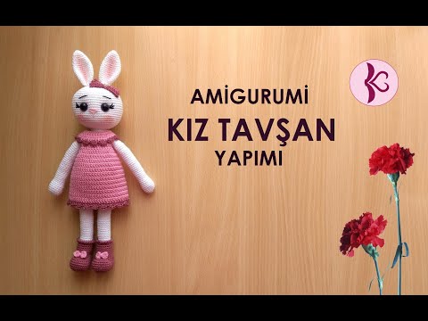 Amigurumi KIZ TAVŞAN Yapımı 1. BÖLÜM / Amigurumi Rabbit Tutorial