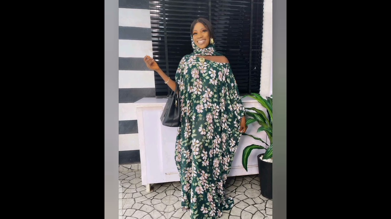 latest And Trending Boubou styles And short gown styles