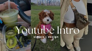 Create a youtube intro with me | Canva