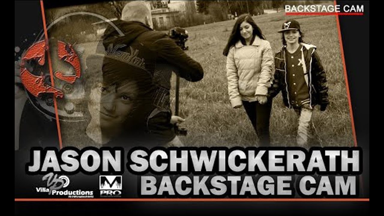 Backstage mit Jason & Lena beim Videodreh