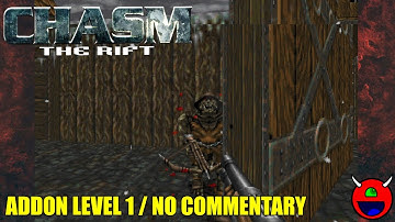 Chasm: The Rift Official Addon (DOSBox) - Level 01 - Hard No Commentary 4K