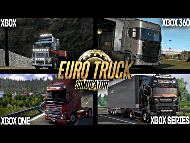 EURO TRUCK SIMULATOR XBOX VS XBOX 360 VS XBOX ONE VS XBOX SERIES 