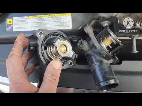 2012 dodge grand caravan 3.6 po128 thermosate removal - YouTube