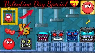 Red Ball 4 - Gameplay || Valentine Day Special || FIGHT WITH ALL BOSSES screenshot 5