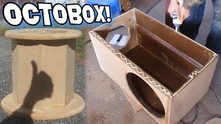 How To Build Octoport Subwoofer Box w/ 15