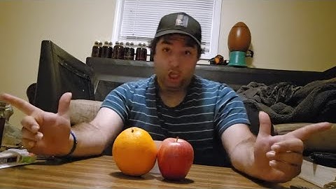 I Compare Apples to Oranges