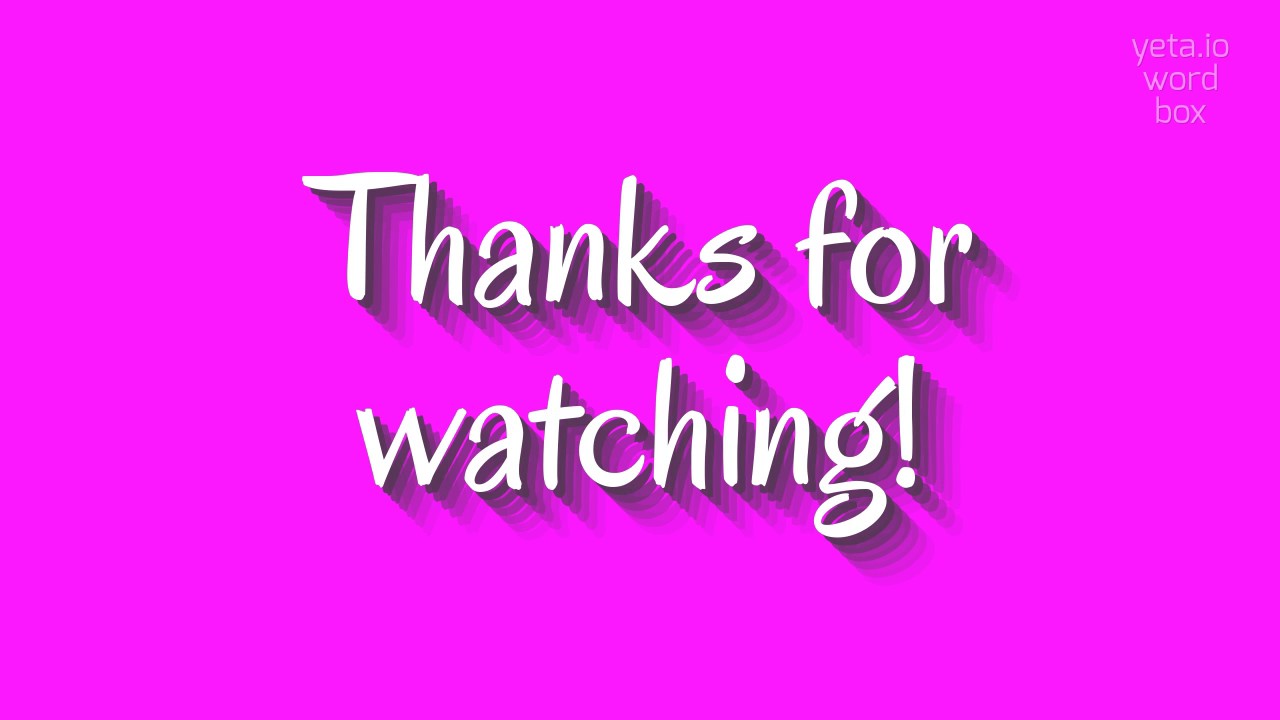 ELABORATED - How to say Elaborated?