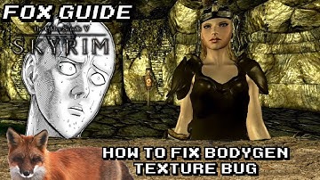 How To Fix Bodygen Texture Bug