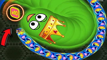Wormate.io #99 ✅ Tiktok 👀  Funny Moments 💯 Big Snake Epic Best Fighting 👀 GamePlay MONSTER Kill ! 💪