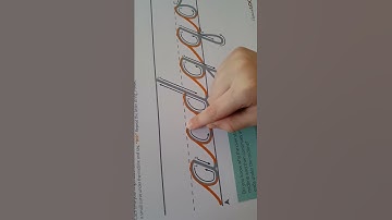 CursiveLogic Letter String Orange