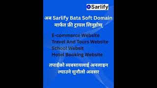 Get a Free Trial from Sarlify Soft Domain Now! #ecommerce #facts #windows #tech #nepalbusiness