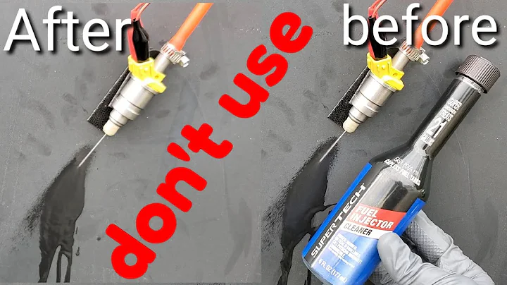 Super tech fuel injector cleaner did this...