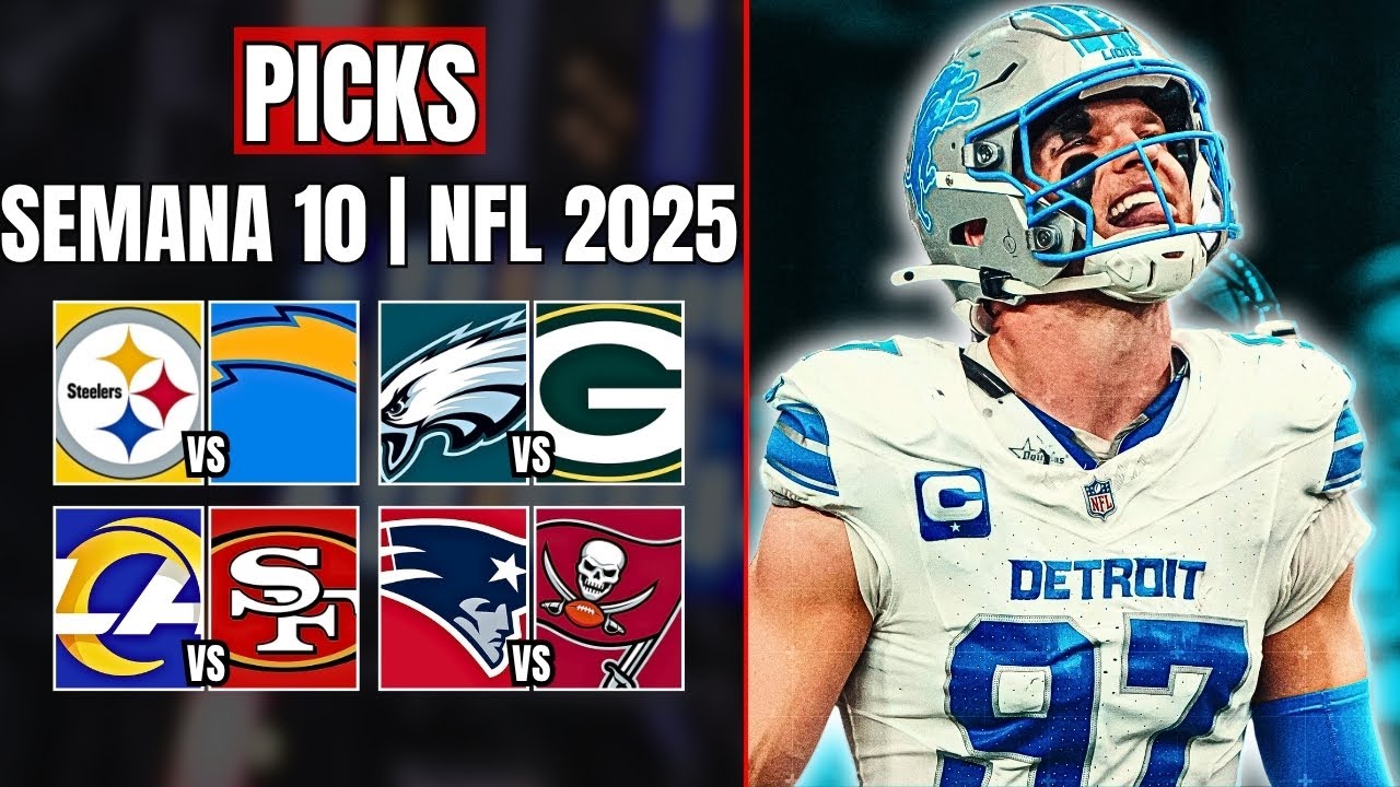 Picks y Pronósticos Semana 10 NFL 2025 🏈 ¿Quién GANA cada partido?
