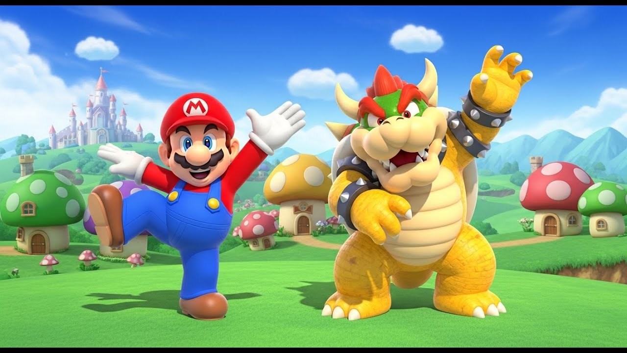Mario vs Bowser Coffin Dance Chaos Mushroom Kingdom Parody