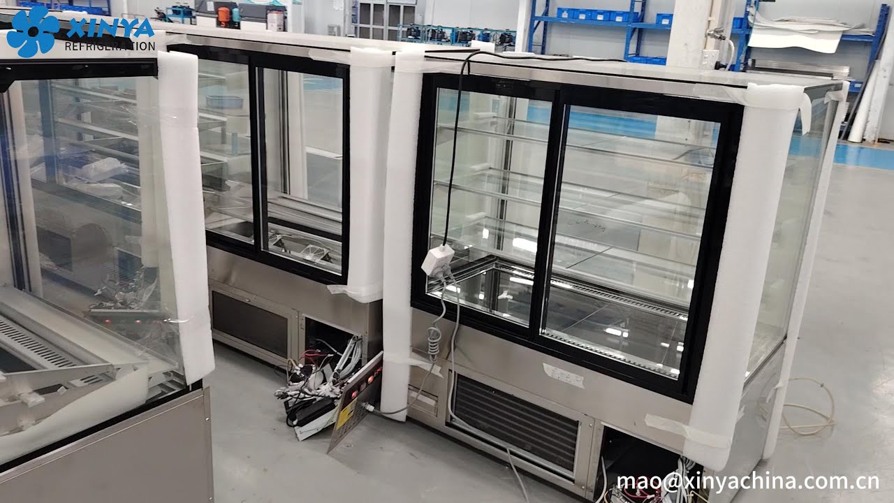 Refrigerated Cake Display Showcase Testing