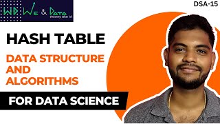 Hash Table Data Structure and Algorithms|| தமிழில்||Tamil ||DSA-15|| Explained||We & Data