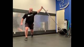 Landmine Split Snatch