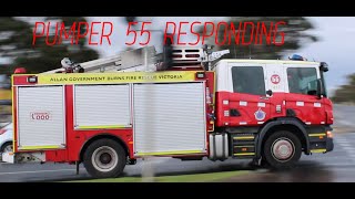 Pumper 55 (Car 417) Responding Code 1