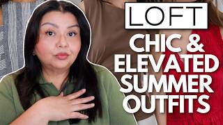 Summer 2026 Outfits for Work (& weekend) | Midsize Petite Loft Haul