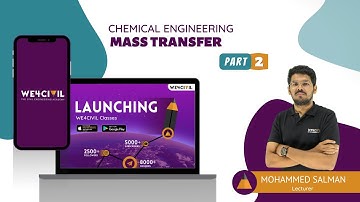 Demo Class No.22 | CHEMICAL ENGINEERING | Mass Transfer | Introduction, Part-02 I KWA AE I Overseer