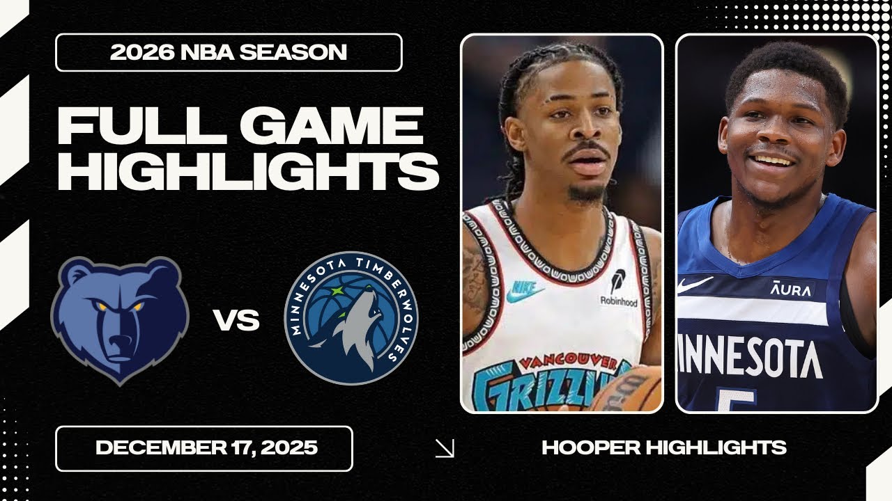 Minnesota Vs Memphis Grizzlies Full Game Highlights Dec 