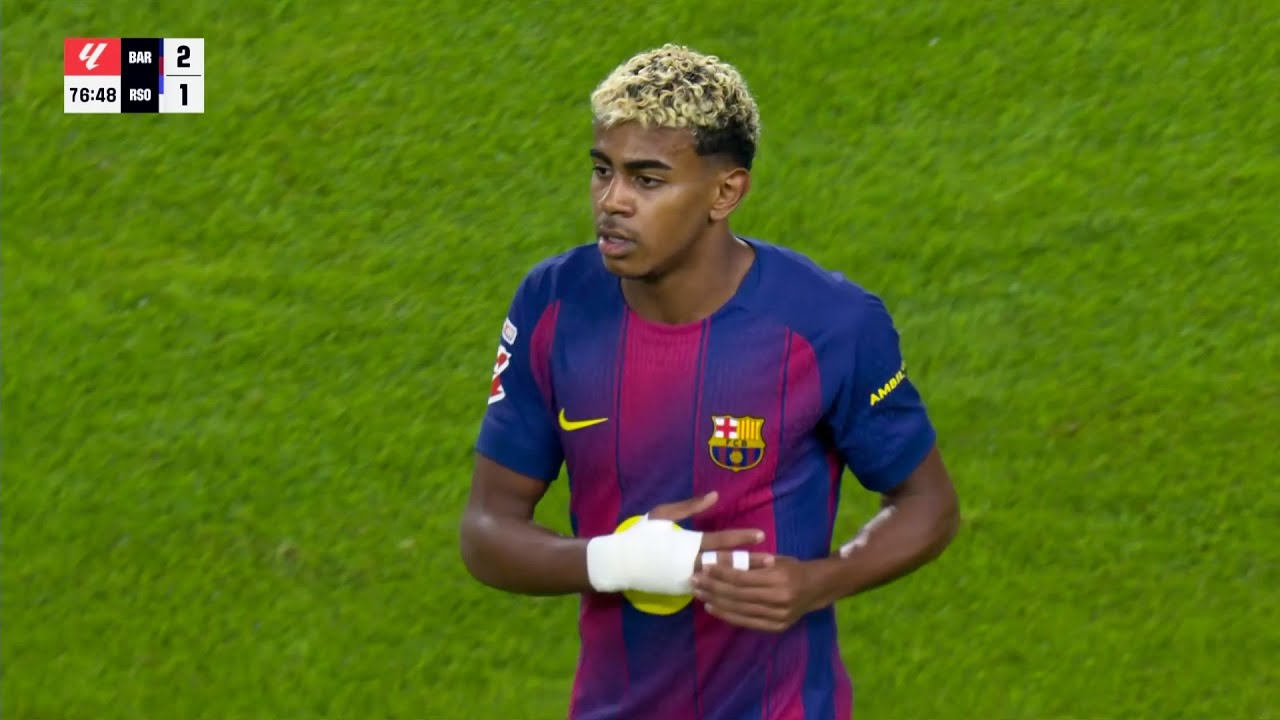 Lamine Yamal COMEBACK Brilliant Performance | 1 Assist, 5 Dribbles.