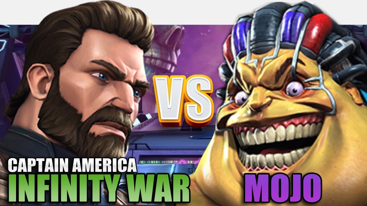 Captain America Infinity War VS Mojo - X-Communication Uncollected - Marvel Contest Of Champions