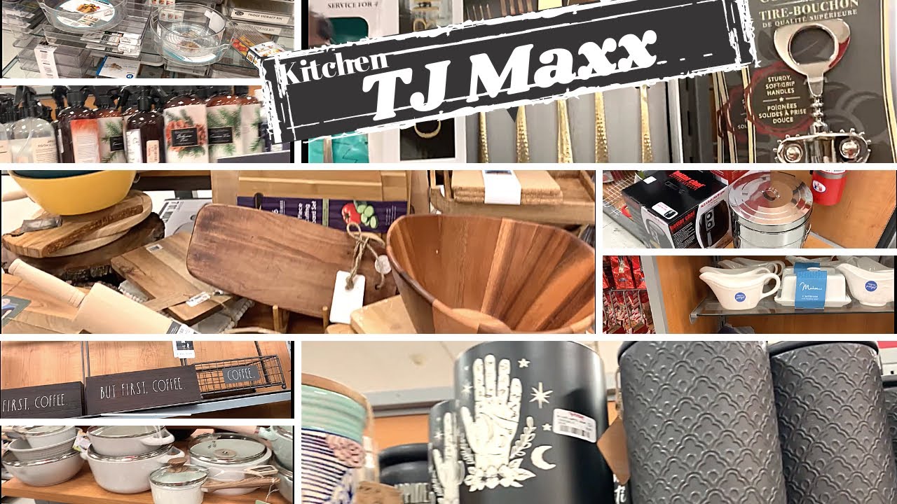 TJ Maxx Kitchen Organization and Decor Shop With Me Walk Through TJ