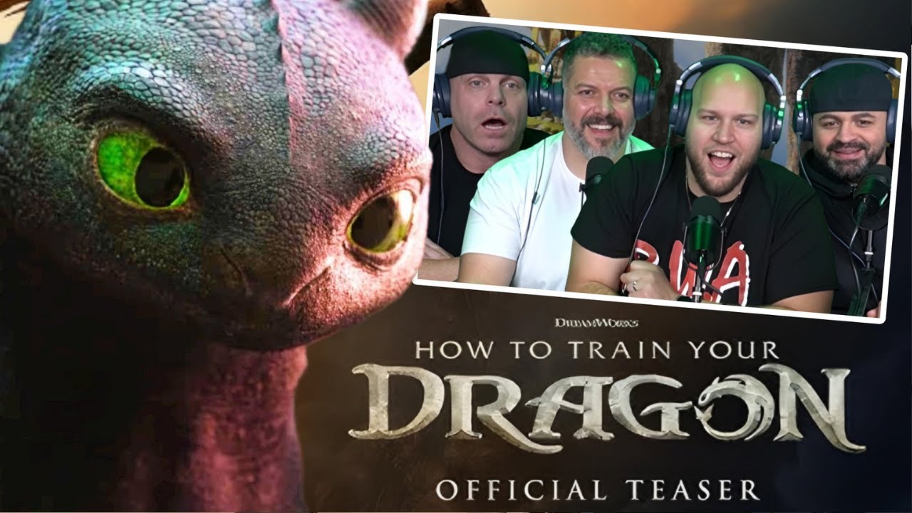 How To Train Your Dragon | Official Teaser Trailer Reaction
