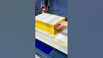 RONGDA Semi-automatic Flatbed Glue Spraying Machine for hardcover